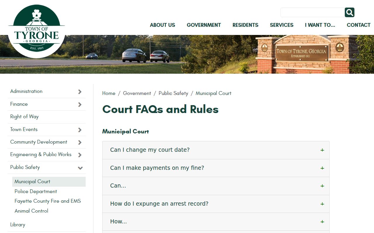 Tyrone warrant court rules and Thursday arraignment schedule